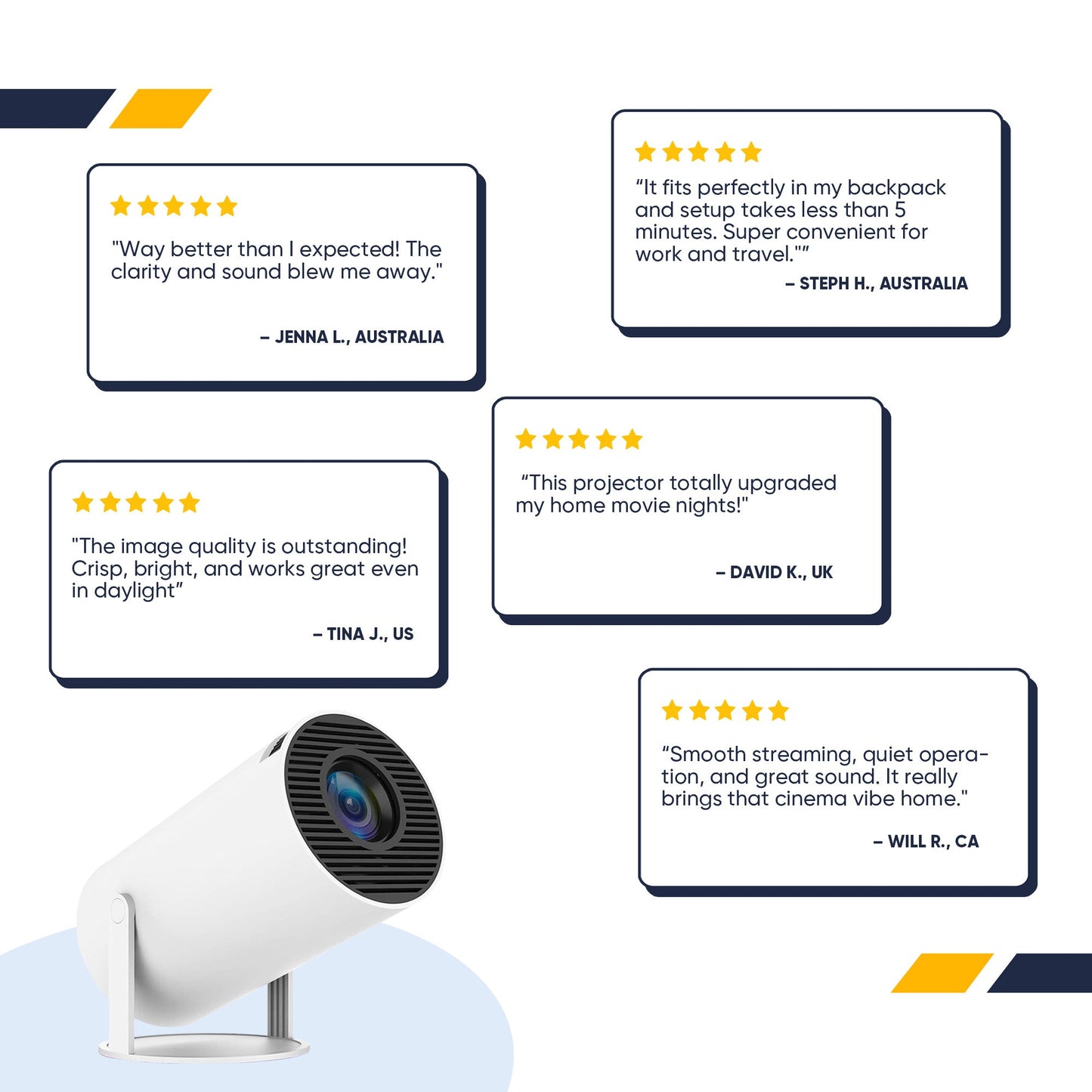 CineBeam Max™ – Turn Anywhere Into a Theater