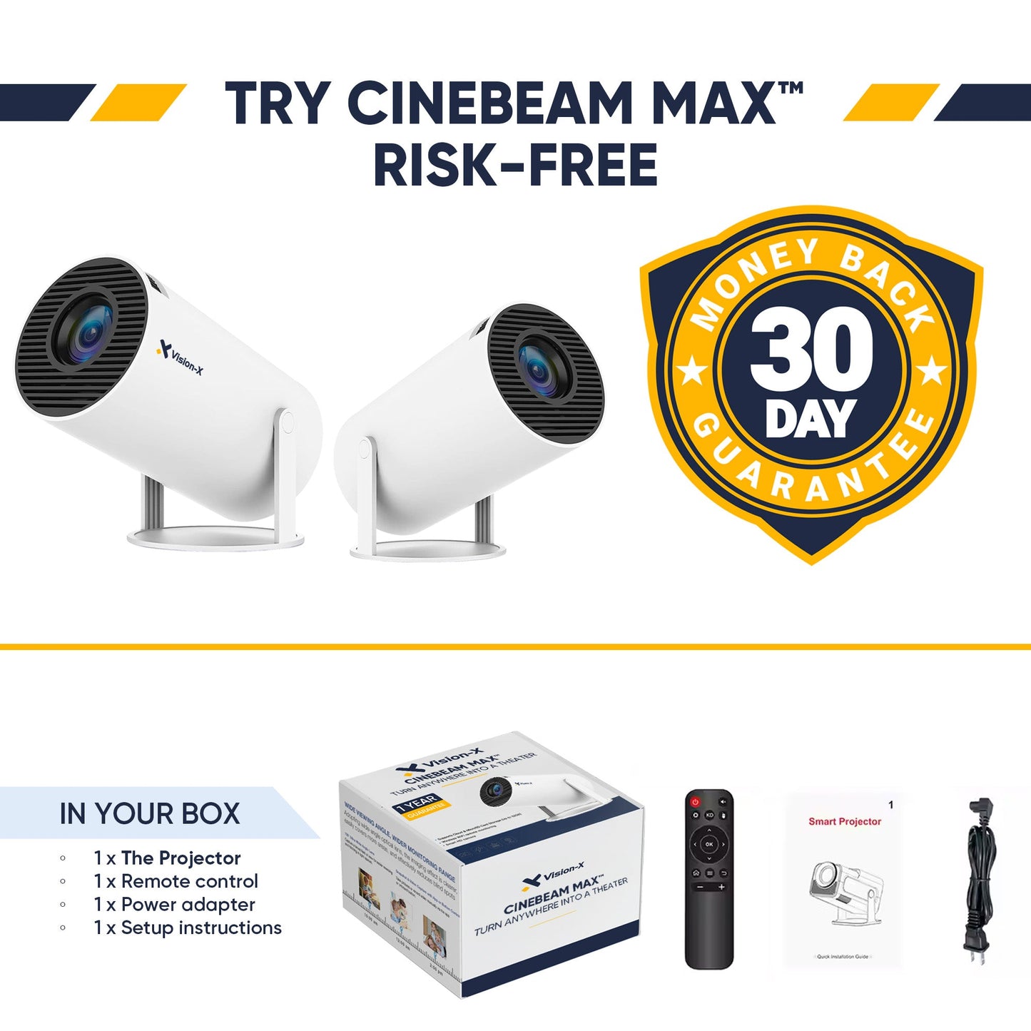 CineBeam Max™ – Turn Anywhere Into a Theater