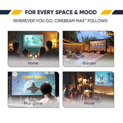 CineBeam Max™ – Turn Anywhere Into a Theater